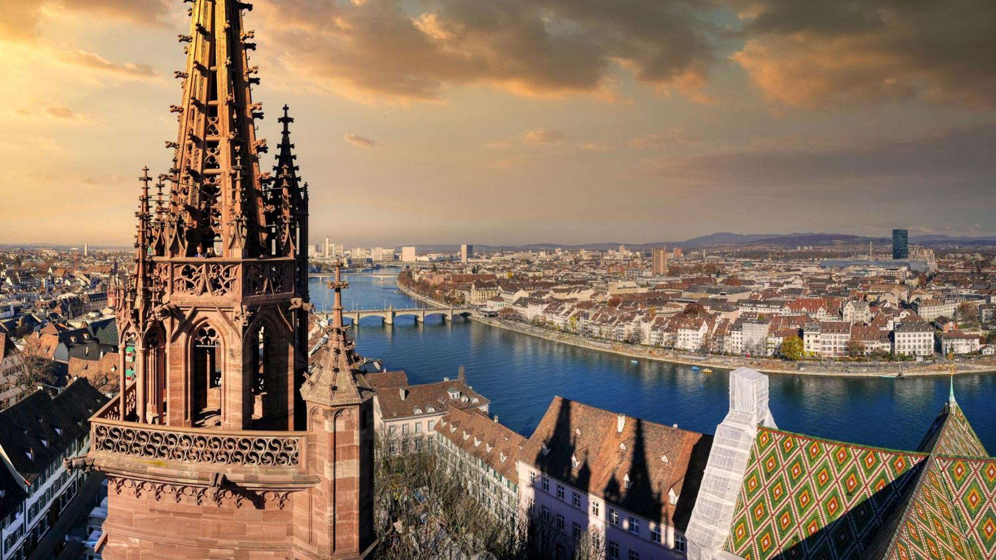 City Center Rooftop Balcony-Studio At Town Hall Basel Exterior photo